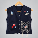 NAVY VEST SHIRT
