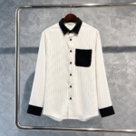 WHITE PINSTRIPE SHIRT