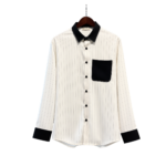 WHITE PINSTRIPE SHIRT